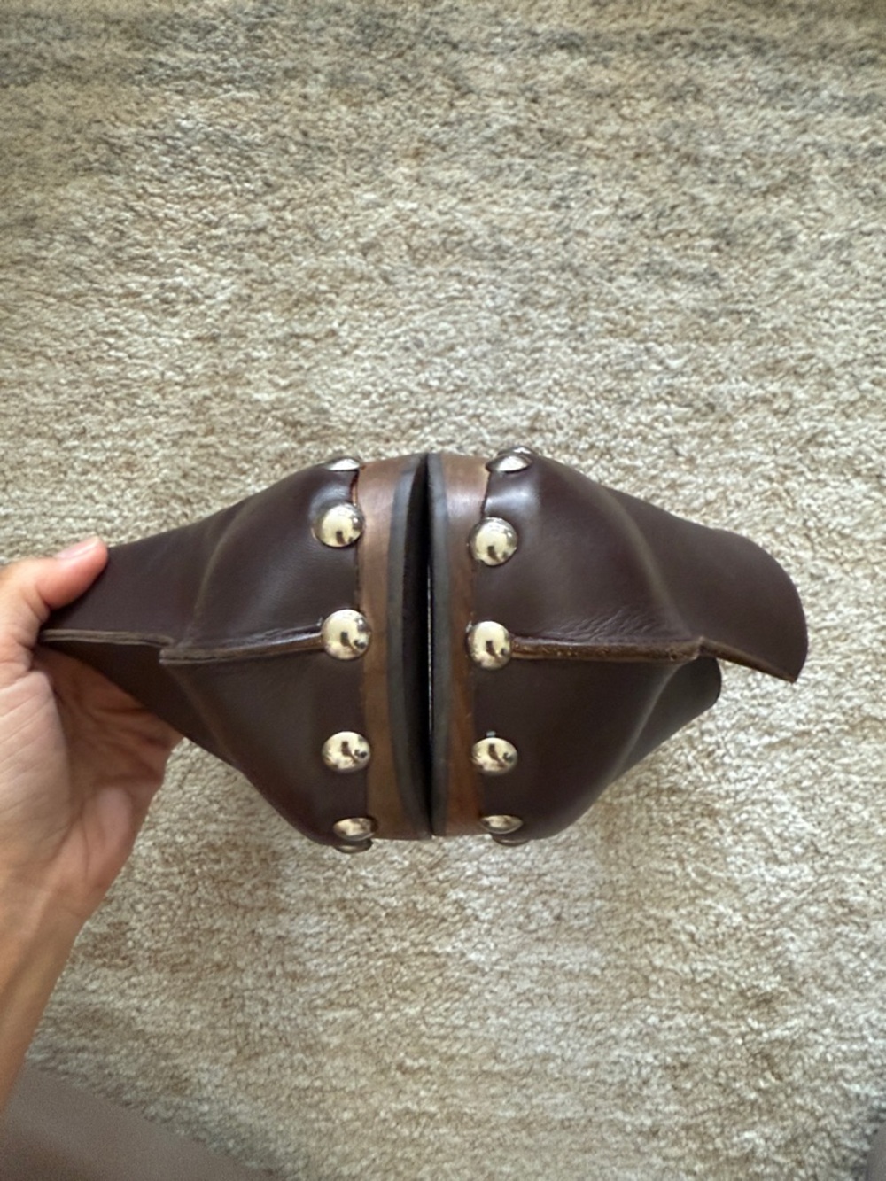 MANGO Studded Leather Clog - Picture 6 of 12